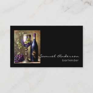 Cartes de visite pour barman