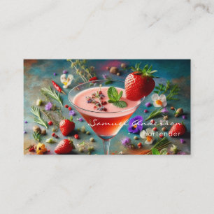 Cartes de visite pour barman