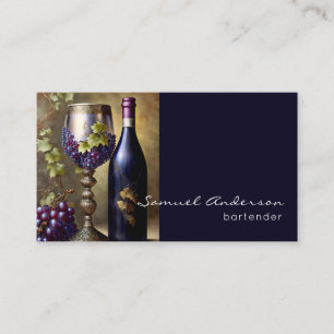 Cartes de visite pour barman