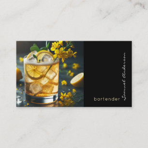 Cartes de visite pour barman