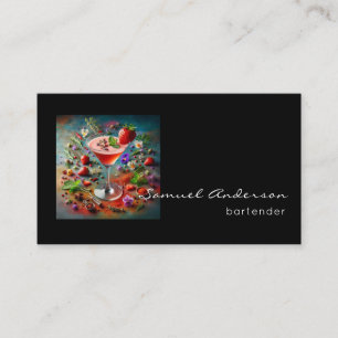 Cartes de visite pour barman