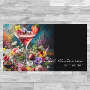 Cartes de visite pour barman