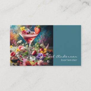 Cartes de visite pour barman