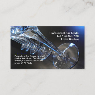 Cartes de visite pour barman les plus cool