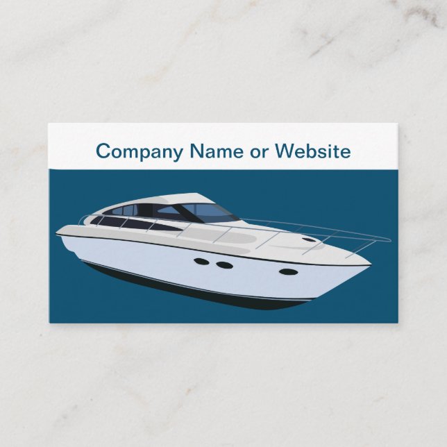 Cartes de visite pour bateau (Devant)