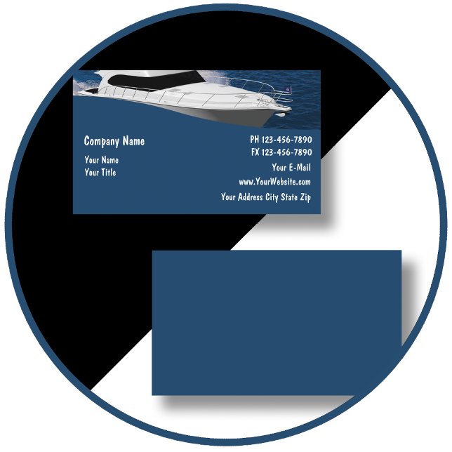 Cartes de visite pour bateaux (Créateur téléchargé)