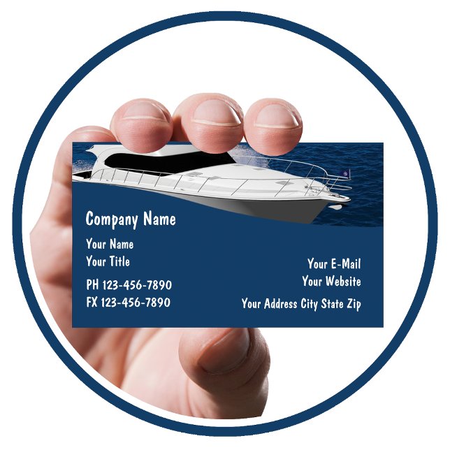Cartes de visite pour bateaux (Créateur téléchargé)
