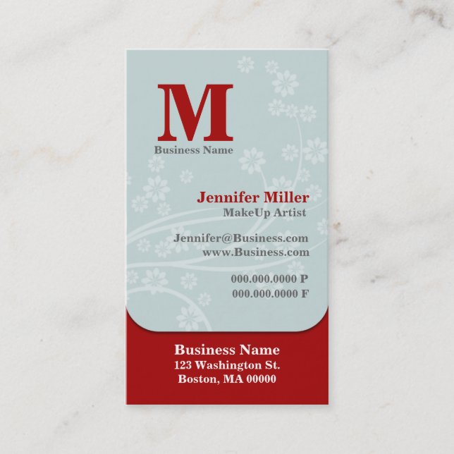 cartes de visite Pour Beauté Et Salon Spa (Devant)