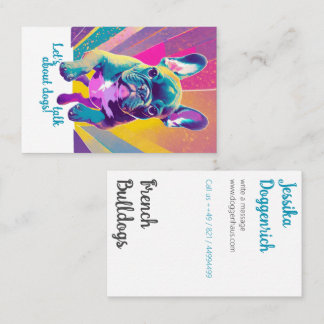 Cartes de visite pour Bouledogue Français