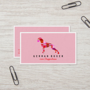 Cartes de visite pour boxeurs allemands