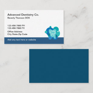 Cartes de visite pour cabinet dentaire de pointe