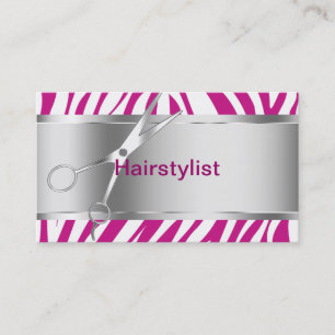 Cartes de visite pour coiffeurs