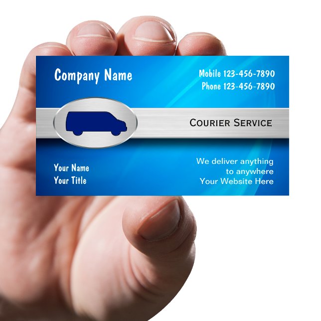 Cartes de visite pour coursiers (Créateur téléchargé)