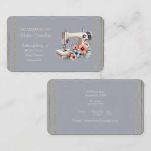 Cartes de visite pour couturière Robes de mariée R