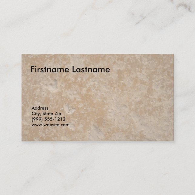 Cartes de visite pour des affaires d'huile (Devant)