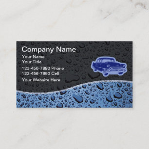 Cartes de visite pour detailing automobile