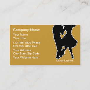 Cartes de visite pour école de danse