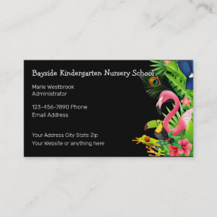 Cartes de visite pour école maternelle et jardin d