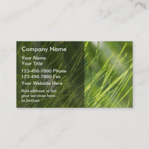Cartes de visite pour entreprise d'aménagement pay