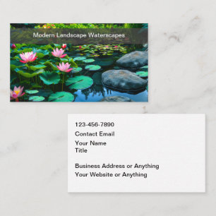 Cartes de visite pour entreprise d'aménagement pay