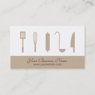 Cartes de visite pour entreprise de catering et us