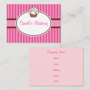 Cartes de visite pour entreprise de cupcakes perso