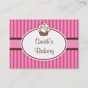 Cartes de visite pour entreprise de cupcakes perso