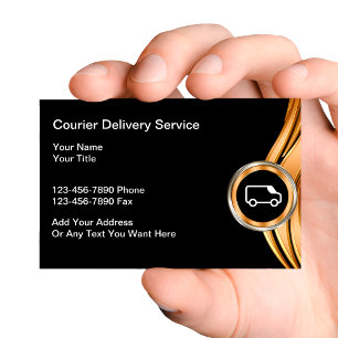 Cartes de visite pour entreprise de livraison de c