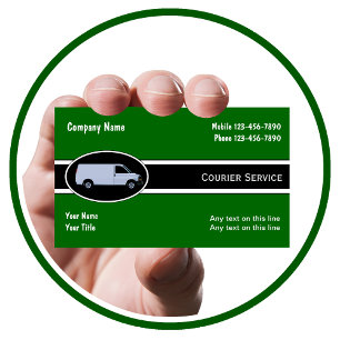 Cartes de visite pour entreprise de livraison par