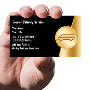 Cartes de visite pour entreprise de livraison par