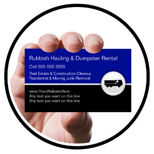 Cartes de visite pour entreprise de location de be