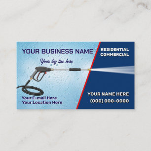 Cartes de visite pour entreprise de nettoyage à ha