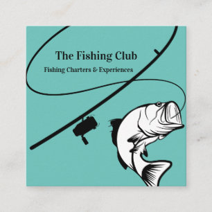 Cartes de visite pour entreprise de pêche au bass