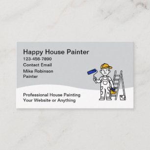 Cartes de visite pour entreprise de peinture de ma