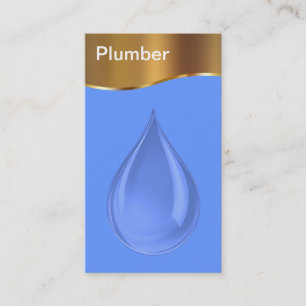 Cartes de visite pour entreprise de plomberie