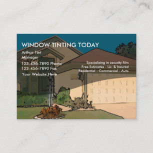 Cartes de visite pour entreprise de pose de film t