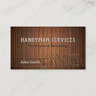 Cartes de visite pour entreprise de rénovation de 