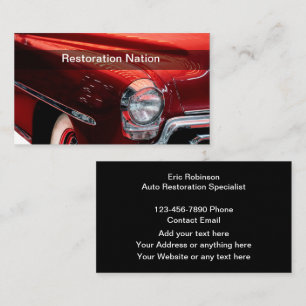 Cartes de visite pour entreprise de restauration r