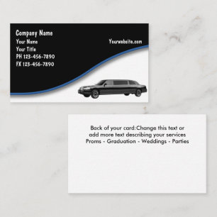 Cartes de visite pour entreprise de taxi