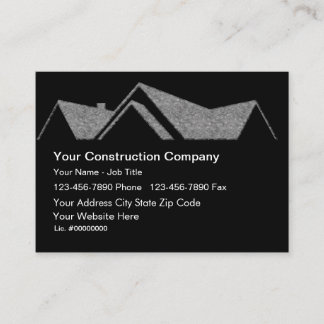 Cartes de visite pour entreprise de toiture
