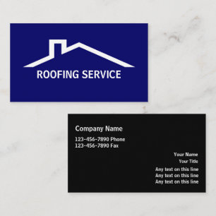 Cartes de visite pour entreprise de toiture