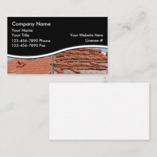 Cartes de visite pour entreprise de toiture