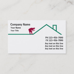 Cartes de visite pour entreprise de toiture