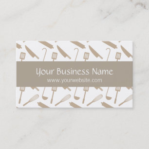 Cartes de visite pour entreprise de traiteur et us