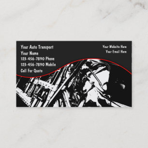 Cartes de visite pour entreprise de transport auto