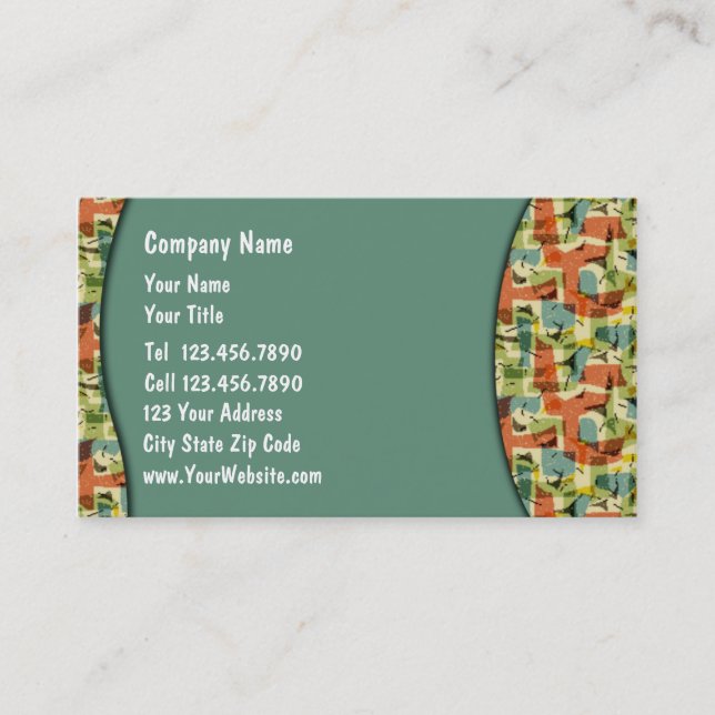 Cartes de visite pour fêtes (Devant)