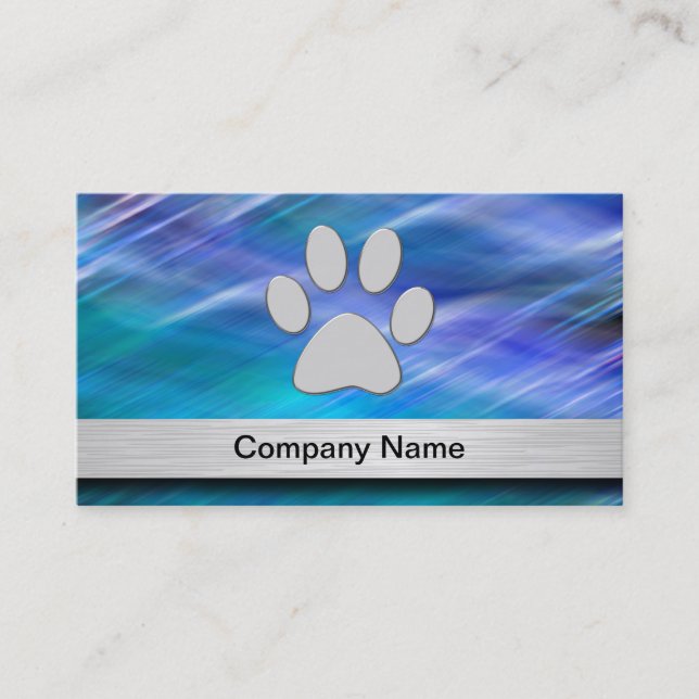 Cartes de visite pour gardien d'animaux (Devant)