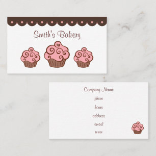 Cartes de visite pour gâteaux personnalisés