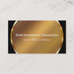 Cartes de visite pour investissement en or