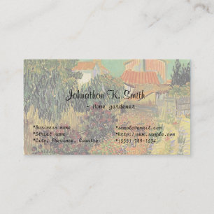Cartes de visite pour jardin, ferme, artistes, vie